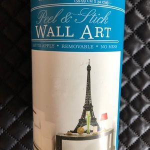 Peel & Stick Eiffel Tower Wall Art
